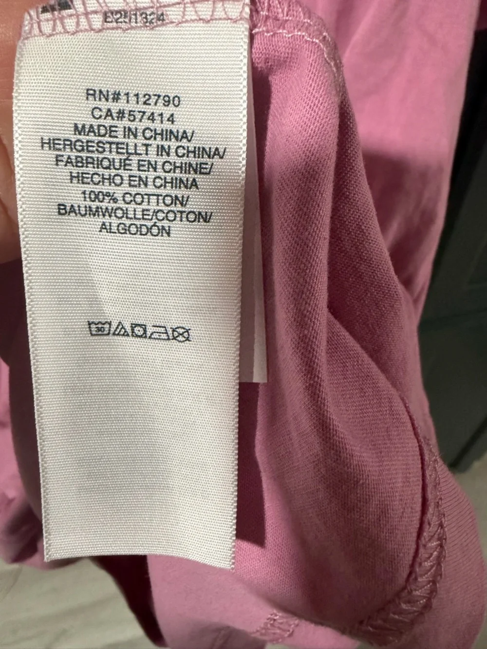 True Religion Pink Short-Sleeve Henley Shirt